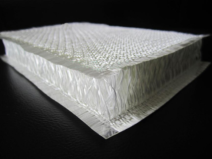 Topweaving 3D fiberglass fabric